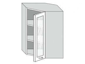 19.60.3у Шкаф настенный (h=913) угловой на 600мм со стекл. дверцей в Каменске-Уральском - kamensk-uralskij.magazin-mebel74.ru | фото