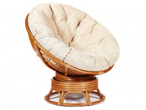 Кресло-качалка Papasan w 23/01 B с подушкой Cognac, ткань Старт в Каменске-Уральском - kamensk-uralskij.magazin-mebel74.ru | фото