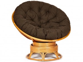 Кресло-качалка Papasan w 23/01 B с подушкой Honey, ткань Коричневый в Каменске-Уральском - kamensk-uralskij.magazin-mebel74.ru | фото