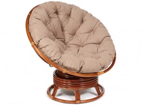 Кресло-качалка Papasan w 23/01 B с подушкой Pecan, экошерсть Коричневый в Каменске-Уральском - kamensk-uralskij.magazin-mebel74.ru | фото