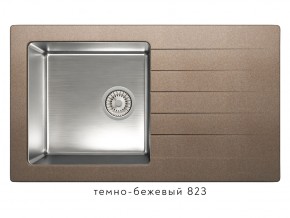 Мойка комбинированная Tolero twist TTS-860 Темно-бежевый 82 в Каменске-Уральском - kamensk-uralskij.magazin-mebel74.ru | фото