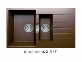 Мойка кварцевая Tolero Loft TL-860 Коричневый 817 в Каменске-Уральском - kamensk-uralskij.magazin-mebel74.ru | фото