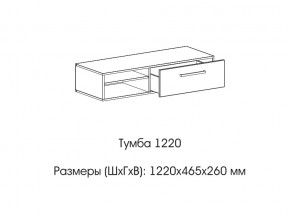 Тумба 1220 (низкая) в Каменске-Уральском - kamensk-uralskij.magazin-mebel74.ru | фото